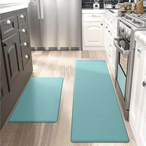 Kitchen Rugs and Mats Cushioned Anti Fatigue Comfort Mat Non Slip Standing Rug